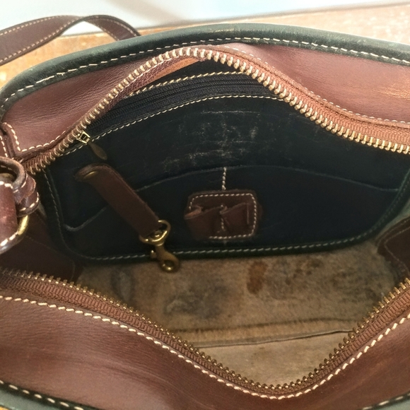 Vintage Brahmin Glazed Leather Crossbody - Picture 6 of 8